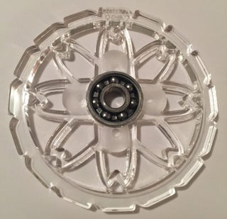 Clear Hayashi Yayoi Fidget Wheel Spinner