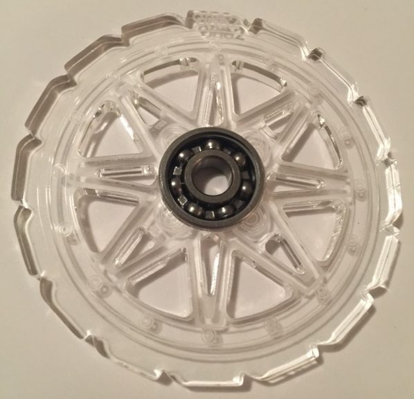 Clear Work Equip 03 Fidget Wheel Spinner
