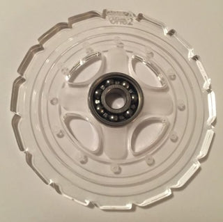 Clear Work Equip 40 Wheel Fidget Spinner