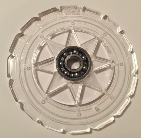 Clear SSR Star Shark Wheel Fidget Spinner