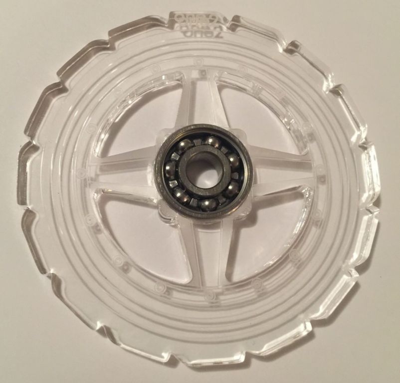 Clear Work Equip 01 Wheel Fidget Spinner