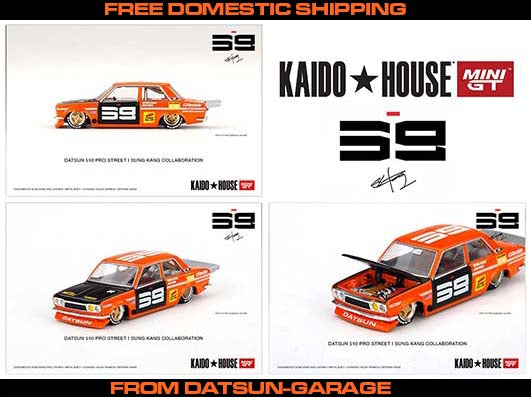 Kaido House x Sung Kang Datsun 510 Pro Street SK510 (Orange)
