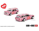 Kaido House x Mini GT 1:64 Datsun Kaido 510 Wagon Hanami V1 Pink Limited Edition **CASE**