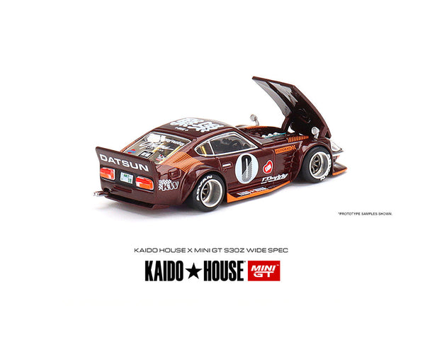 Kaido House x Mini GT 1:64 Datsun KAIDO Fairlady Z S30Z Wide Spec Dark Red Limited Edition **CASE**