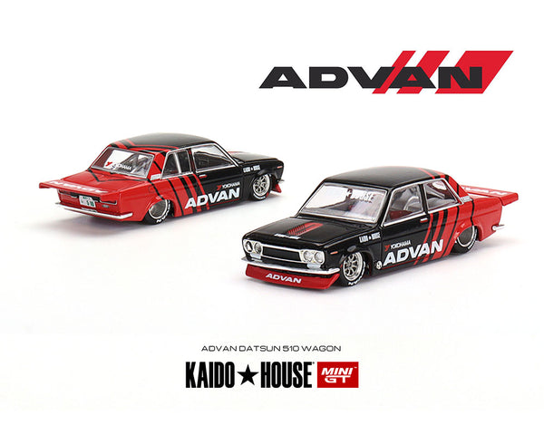 Kaido House x Mini GT Datsun 510 Pro Street Advan Yokohama Limited Edition