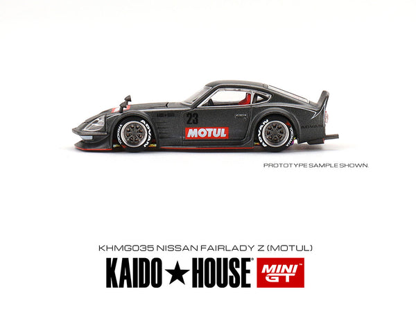 Kaido House 035 MiniGT- Datsun Fairlady Z - MOTUL Matte Grey – JTSpecialty