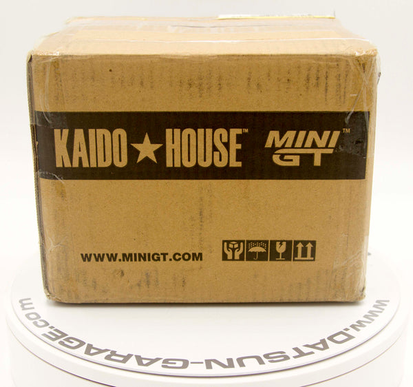 (Preorder) Kaido House X Mini GT 1:64 Datsun 510 Pro Street GREDDY Gunmetal Grey **CASE**