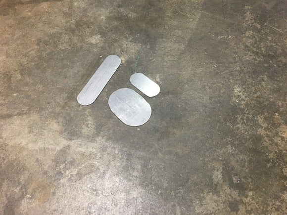 Rear Bumper Delete Weld In Plates 1974.5-78 (260Z / 280Z)