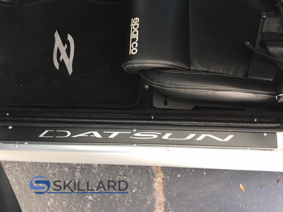 Threshold Plates with "DATSUN" cutout 1974-78 (260Z / 280Z) 2+2 Only