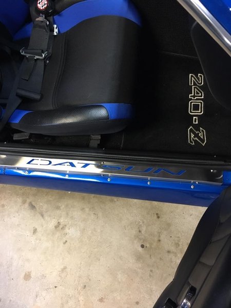 Threshold Plates with "DATSUN" cutout 1974-78 (260Z / 280Z) 2+2 Only