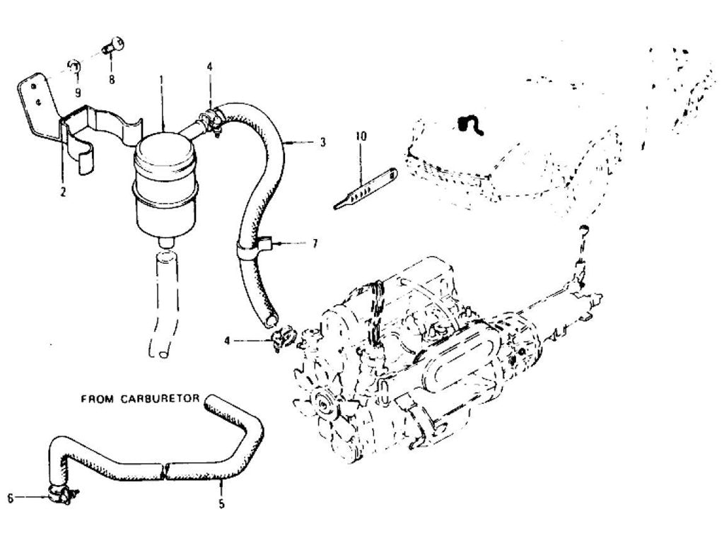 OEM Fuel Feed Hose 1970-74 (240Z / 260Z)