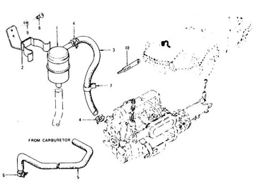 OEM Fuel Feed Hose 1970-74 (240Z / 260Z)