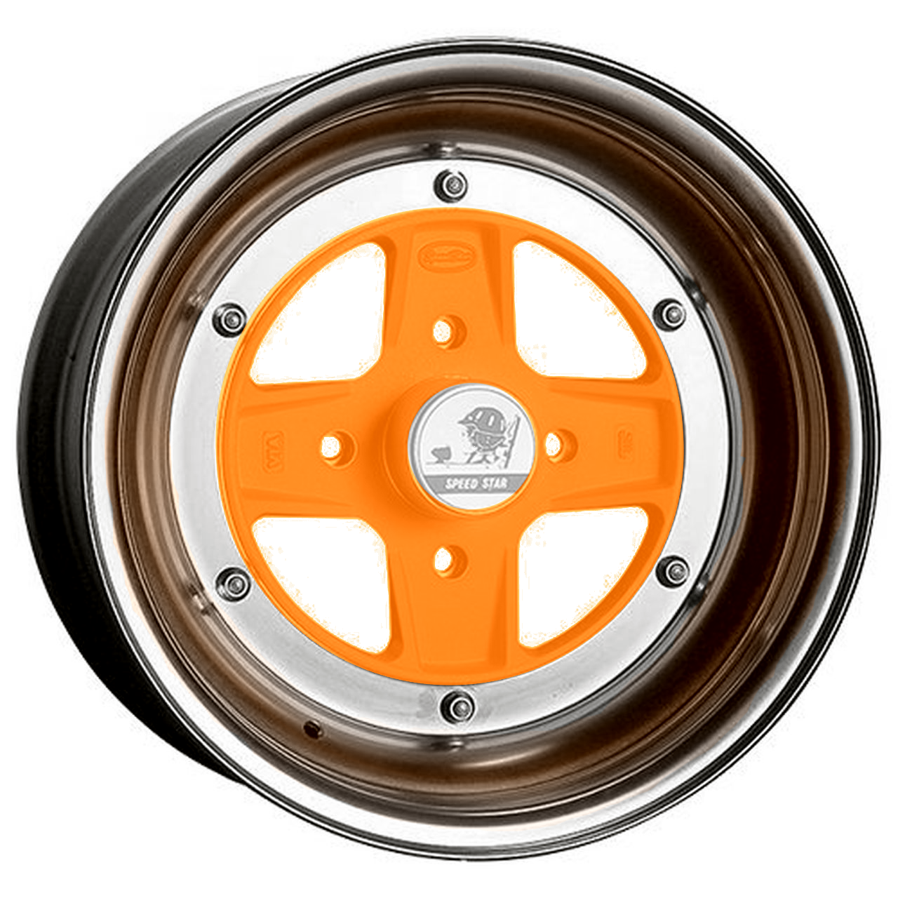 SSR MK-II 15x8 Orange Wheel