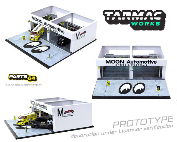 Tarmac Works 1:64 PIt Garage Mooneyes Diorama