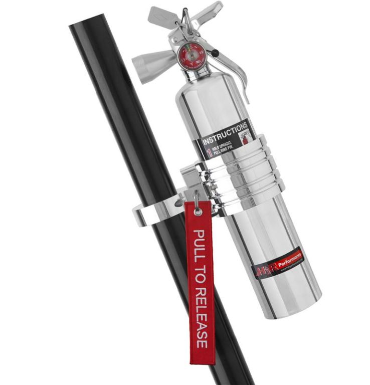 H3R Performance Fire Extinguisher Mounting Bracket BMR02P Datsun Garage