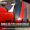 Bomex/DG Fiberglass Type-V Rear Spoiler 1970-78 (240Z / 260Z / 280Z) Coupe Only