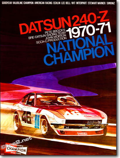BRE 1971 Championship 240Z Poster 24