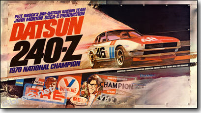 Fabulous 1970 George Bartell Poster 36" X 19.5"