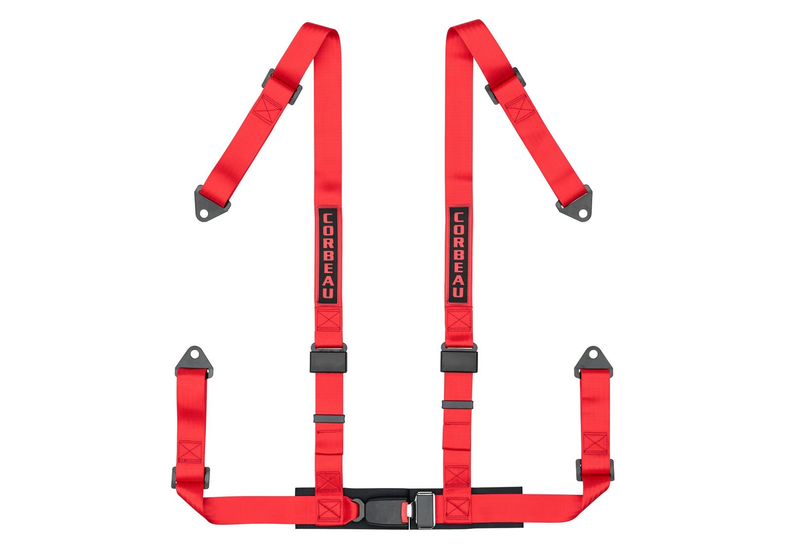 Buy red Corbeau 4-Point Harness