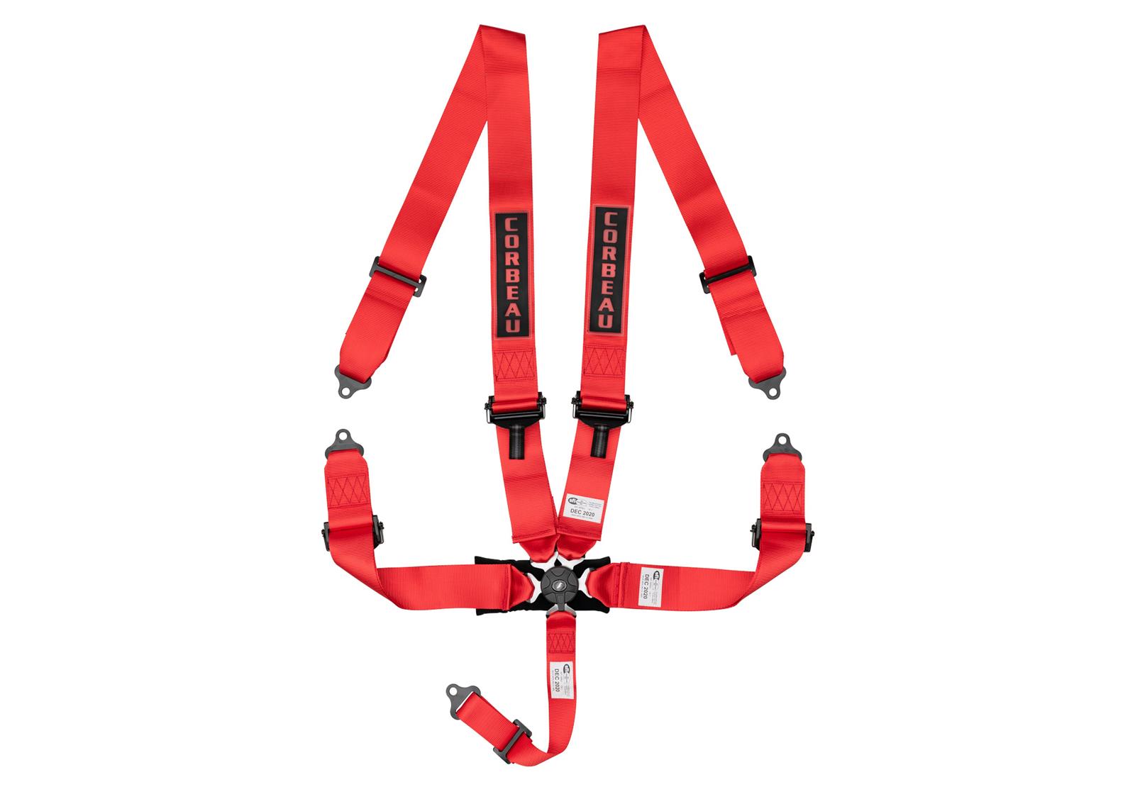 Buy red Corbeau Camlock 5-Point Harness