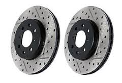 Front StopTech Cross Drilled/Slotted Brake Rotors 1970-73 (240Z) (Pair)