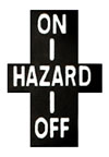 Hazard Switch Decal 1971-73 (240Z)
