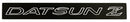 "DATSUN Z" Billet Aluminum Dash Emblem 1970-78 (240Z / 260Z / 280Z)-1
