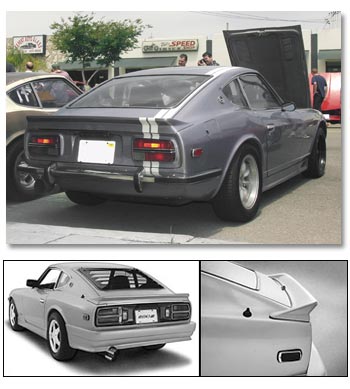Fiberglass Classic Rear Spoiler 1970-78 (240Z / 260Z / 280Z) Coupe Only