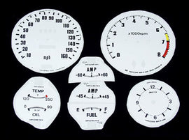 White Gauge Face Kit 1970-78 (240Z / 260Z / 280Z)