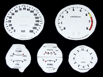 White Gauge Face Kit 1970-78 (240Z / 260Z / 280Z)
